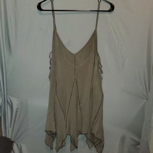 🍃 Army Green V Neck T Shirt Tank Top 🍃